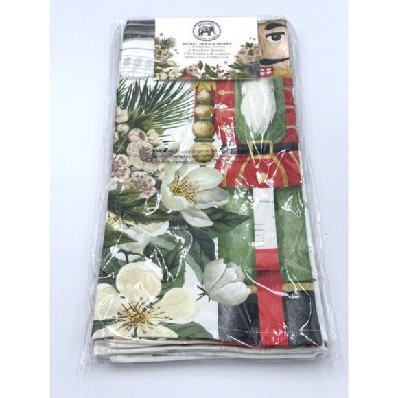 NWT Michel Design Works Nutcracker Ballet Kitchen Towel Set Of 2 - Picture 2 of 3